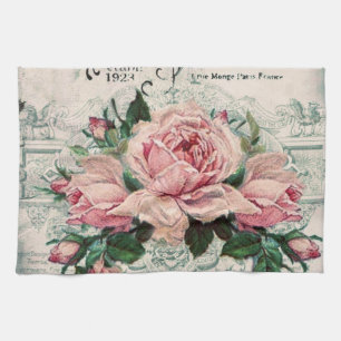 shabby chic, decoupage, victorian, french chic, pa kökshandduk