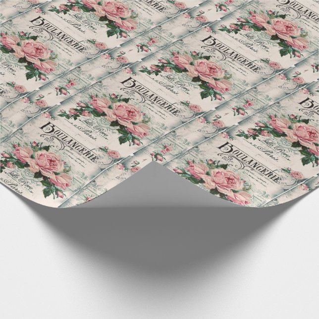 shabby chic, decoupage, victorian, french chic, pa presentpapper (Hörn)
