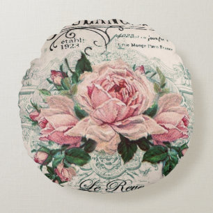 shabby chic, decoupage, victorian, french chic, pa rund kudde
