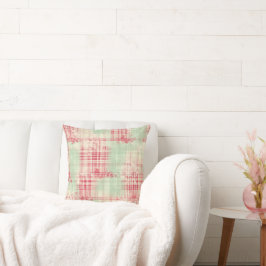 Shabby chic Disted jul Tartan Kudde
