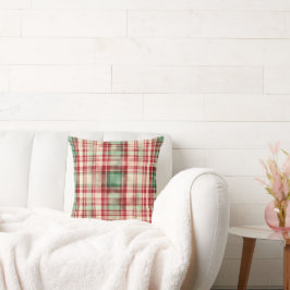 Shabby chic Disted jul Tartan Kudde
