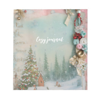 shabby chic-drömmaren pastel färg-skräp journal anteckningsblock