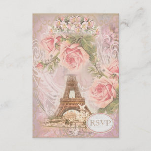 Shabby chic Eiffel Torn OSA Kort