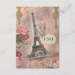 Shabby chic Eiffel Torn & Ro OSA Kort