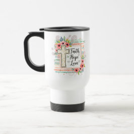 Shabby Chic floral Faith Hope Love Resemugg