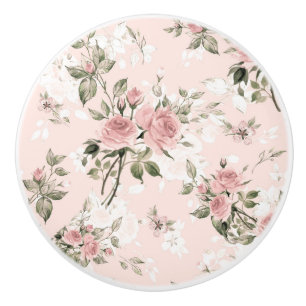 Shabby chic, fransk, chic, vintage, blommigt, rust knopp