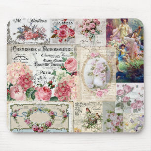 Shabby chic kollage,land-sektorian,decoupage musmatta