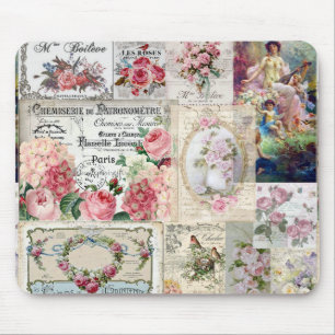 Shabby chic kollage,land sektoriansk,decoupage,mo musmatta