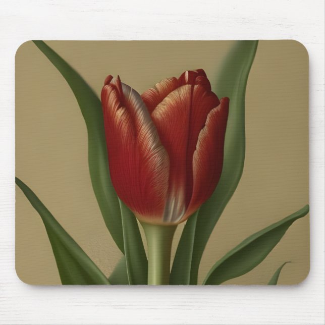 Shabby chic Loely Red Tulip Musmatta (Framsidan)