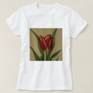 Shabby chic Loely Red Tulip T Shirt