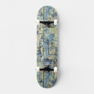 Shabby chic old school skateboard bräda 21,6 cm