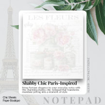 Shabby Chic Paris-Inspirerad Vintage Design Anteck
