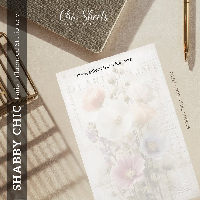 Shabby Chic Paris-Inspirerat Brevpapper (Skapare uppladdad)