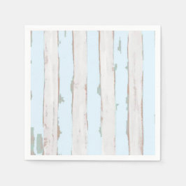 Shabby chic Pastel Blue Rand Napkins Pappersservett