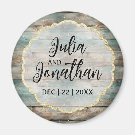 Shabby Chic Pastellträ  Magnet