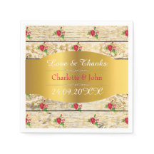 Shabby chic Personlig Golden Rustic Bröllop