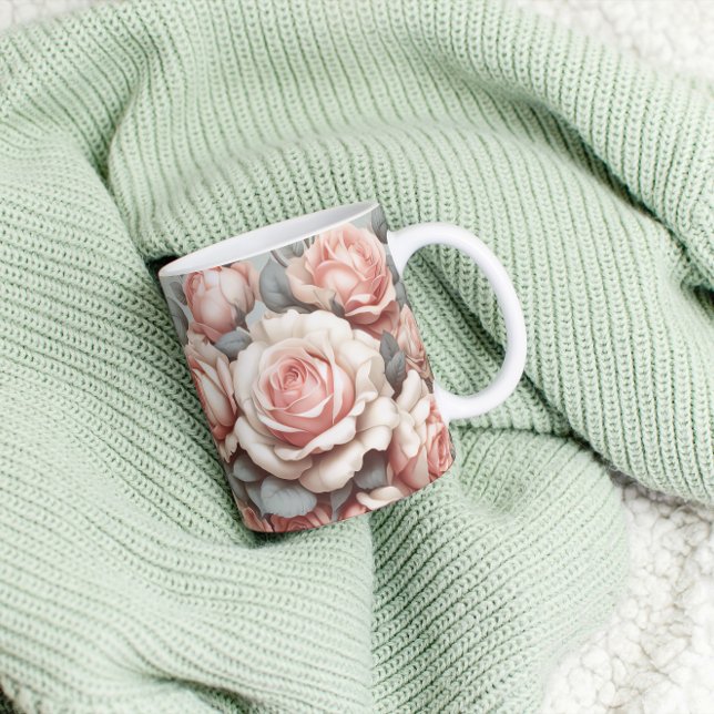 Shabby chic Ro Delight Kaffemugg (Skapare uppladdad)