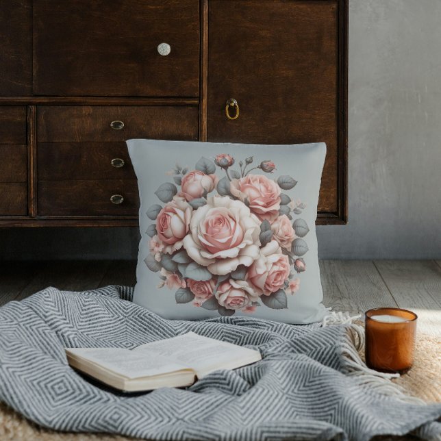 Shabby Chic Ros Delight Kudde (Skapare uppladdad)