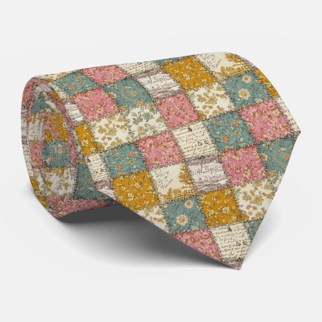 Shabby Chic Ros Quilt Mønster Slips (Rullad)