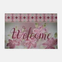 Shabby chic Rosa Patterned