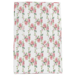 Shabby Chic Rosa Ros Blommig