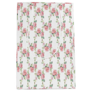 Shabby chic Rosa ros Blommigt