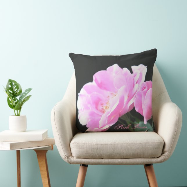 Shabby Chic Rosa Ros Kudde (Stol)