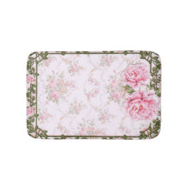 Shabby chic Söt Peonies Badrumsmatta