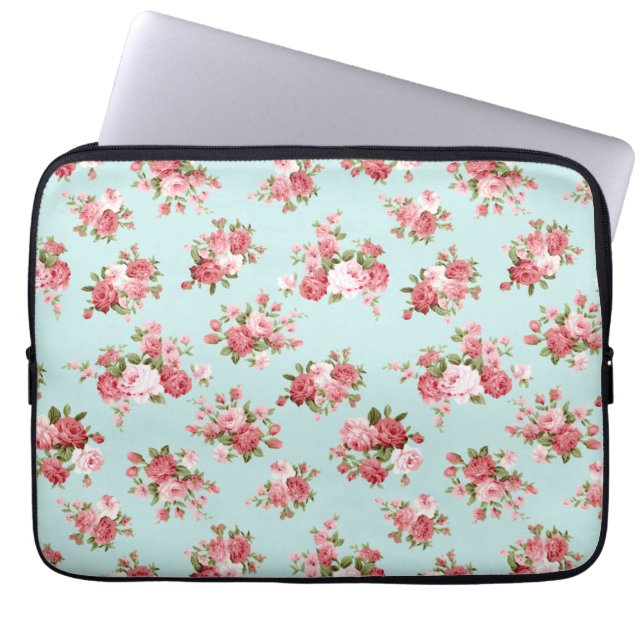Shabby chic steg laptop fodral (Framsidan)