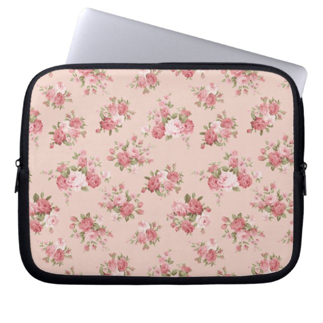 Shabby chic steg laptop sleeve (Framsidan)
