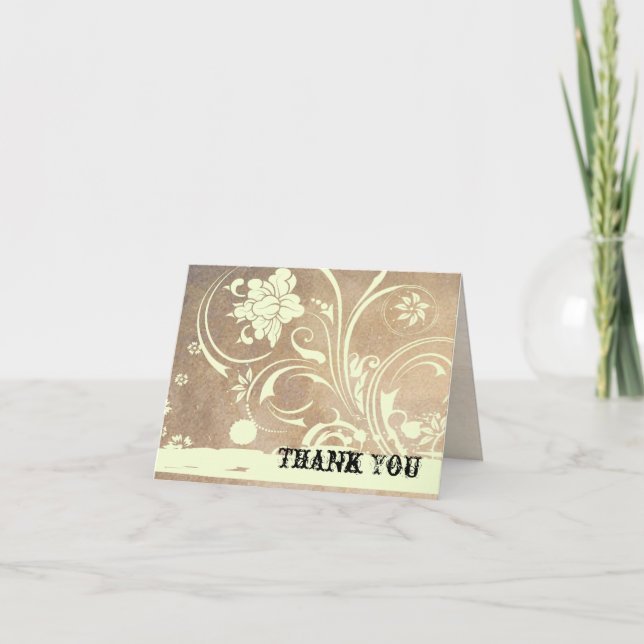 Shabby chic Tack Kort (Framsida)