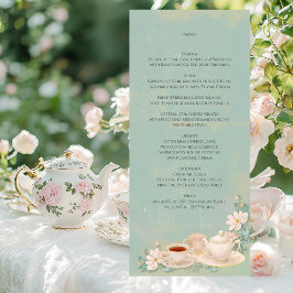 Shabby chic Tea Party Möhippa Meny