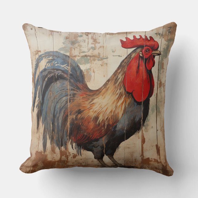 Shabby chic Tupp Kudde (Framsida)