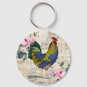 Shabby chic Tupp Nyckelring