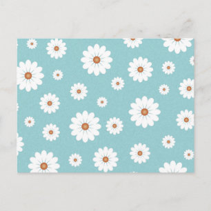 Shabby chic vackra Daisyns Daisy Flower Blommigt Vykort
