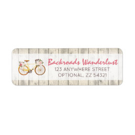 Shabby chic Vintage Bicycle Rustic Returadress Returadress Etikett