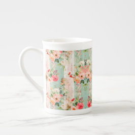 Shabby Chic Vintage Illustration är redan på engel Benporslin Mugg