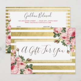 Shabby chic Vintage--kort för presentkort för Ro Inbjudningar