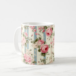 Shabby chic Vintage Ro Kaffemugg