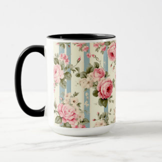 Shabby chic Vintage Ro Mugg