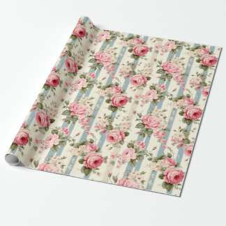 Shabby chic Vintage Ro Presentpapper