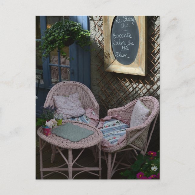 shabby chic vykort (Framsida)