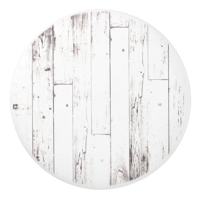 Shabby chic White Wood Rustic Farmhouse Barn Knopp (Framsidan)