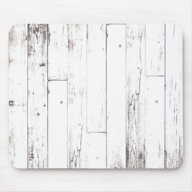 Shabby chic White Wood Rustic Farmhouse Barn Musmatta (Framsidan)