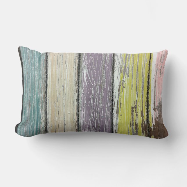 Shabby chic Wood Lumbarkudde (Framsida)