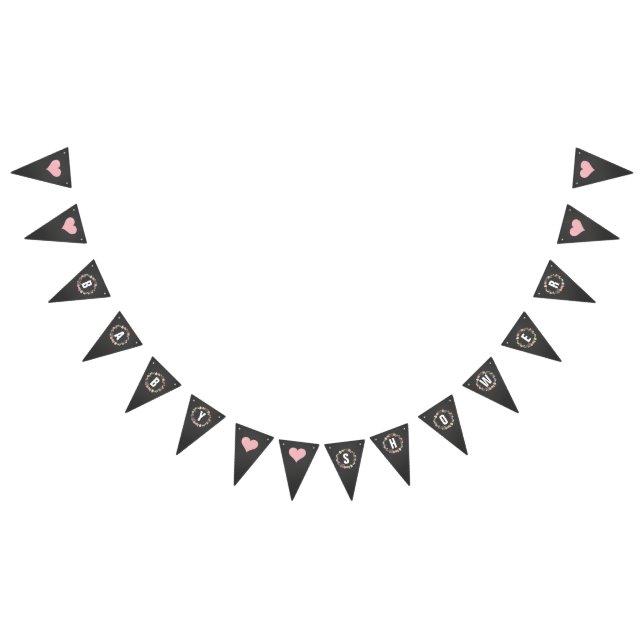 Shabby chicbaby showerbaner vimplar (Alla)