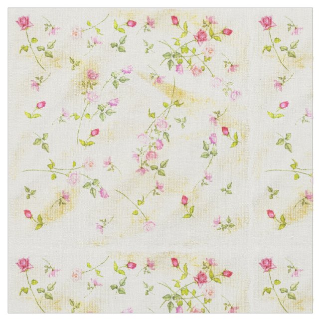 Shabby chicchic tyg (Närbild)