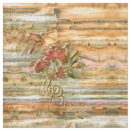 Shabby chicHummingbirdflyg Tyg