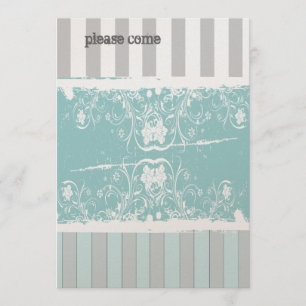 Shabby chicinflyttningsfestinbjudan inbjudningar