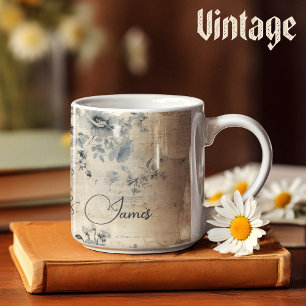 Shabby chick vintage Classic anpassade-gåva Kaffemugg